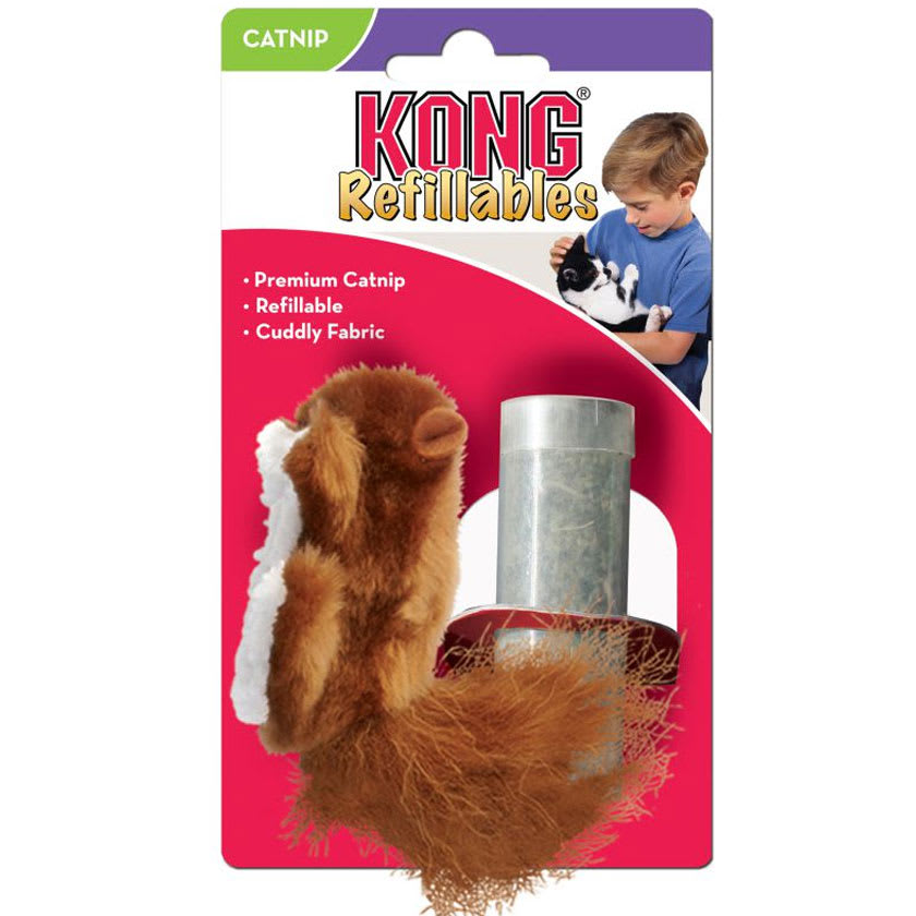 Juguete Para Gatos Kong Ardilla Con Catnip