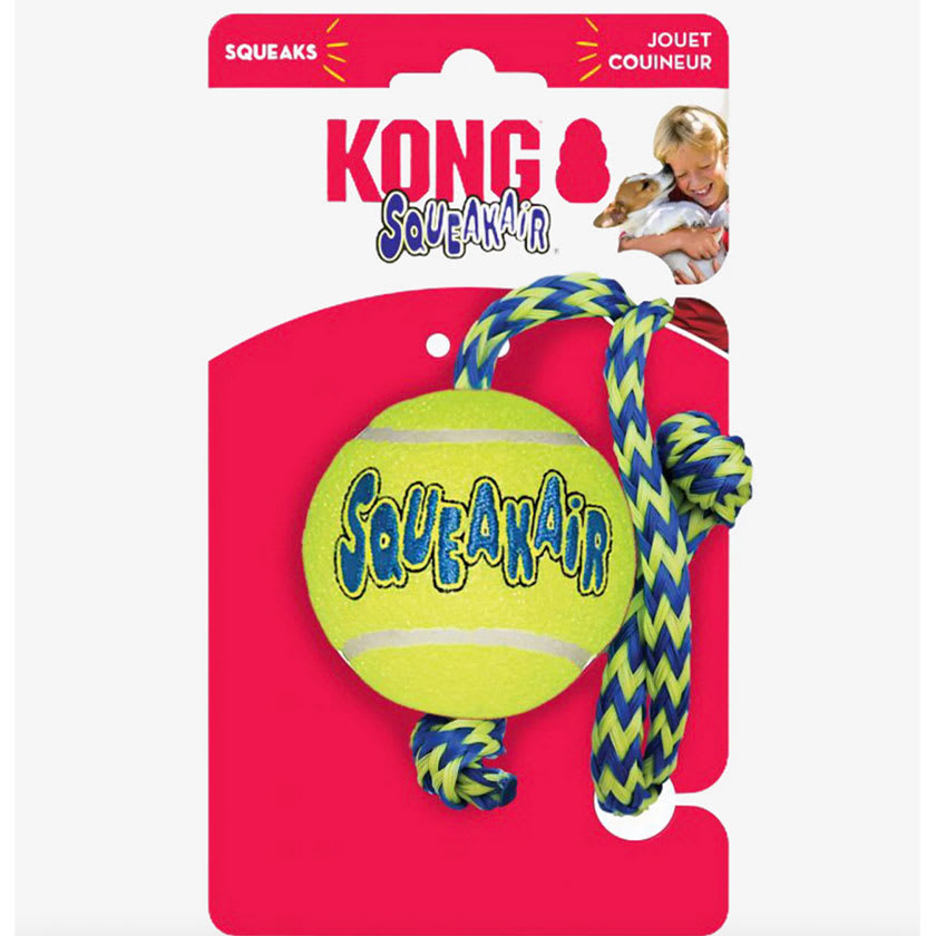 Juguete Para Perros Kong Air Ball With Rope