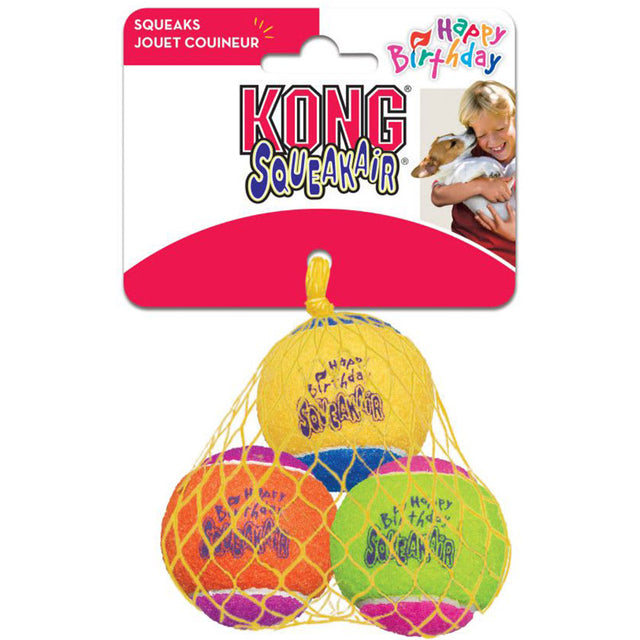 Juguete Para Perros Kong Birthday Ball Con Sonido X3  Juguete Para Perros Kong Birthday Ball Con Sonido X3