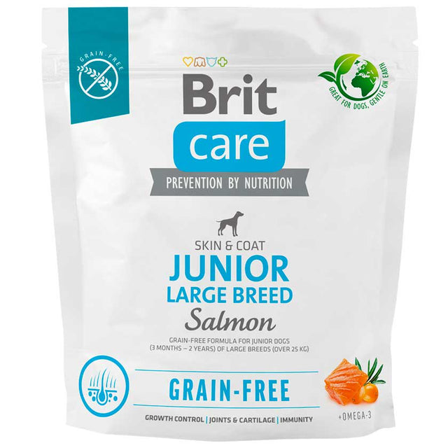 Brit Care Dog Junior Large Breed Salmon 1Kg Brit Care Dog Junior Large Breed Salmon 1Kg