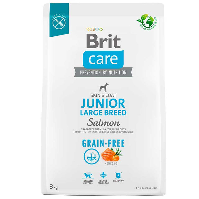 Brit Care Dog Junior Large Breed Salmon 3Kg Brit Care Dog Junior Large Breed Salmon 3Kg