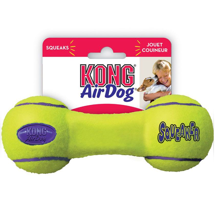 Kong Dumbbell Air Dog Squeaks Small