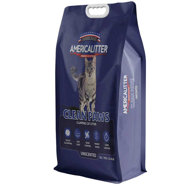 America Litter Clean Paws 7Kg America Litter Clean Paws 7Kg