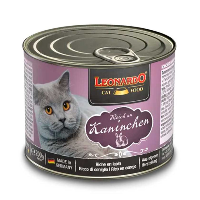 Lata Leonardo Quality Selection Kaninchen Conejo 200Gr Lata Leonardo Quality Selection Kaninchen Conejo 200Gr