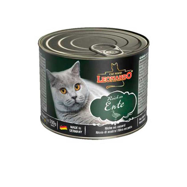 Lata Leonardo Quality Selection Ente Pato 200Gr  Lata Leonardo Quality Selection Ente Pato 200Gr