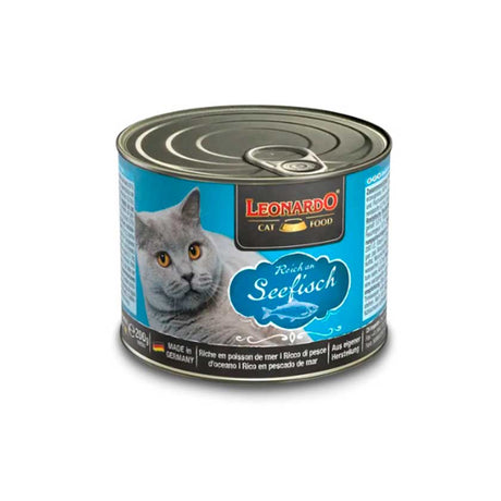 Alimento Húmedo para Gatos Lata Leonardo Quality Selection Seefish Pescado 200Gr Alimento Húmedo para Gatos Lata Leonardo Quality Selection Seefish Pescado 200Gr
