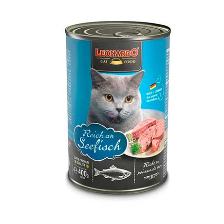 Alimento Húmedo para Gatos Lata Leonardo Quality Selection Seefish Pescado 400Gr Alimento Húmedo para Gatos Lata Leonardo Quality Selection Seefish Pescado 400Gr