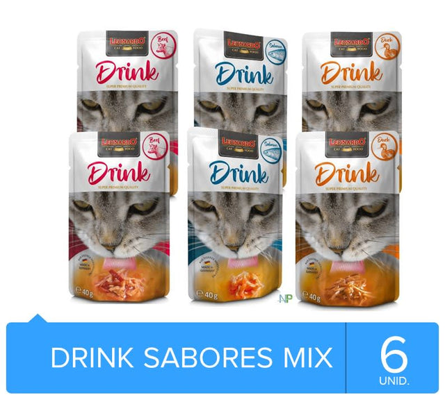 Leonardo Drink Pouch Mix 6Un 2 Cada Sabor Leonardo Drink Pouch Mix 6Un 2 Cada Sabor