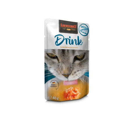 Alimento Húmedo para Gatos Leonardo Drink Pouch Salmon 40Gr Alimento Húmedo para Gatos Leonardo Drink Pouch Salmon 40Gr