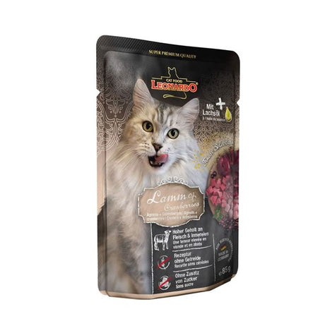 Alimento Húmedo para Gatos Alimento Humedo Leonardo Cordero Y Arandano 85Gr Alimento Húmedo para Gatos Alimento Humedo Leonardo Cordero Y Arandano 85Gr