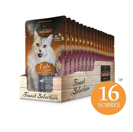 Alimento Húmedo para Gatos Alimento Humedo Leonardo Pato Y Queso 85Gr X 16 Unidades Alimento Húmedo para Gatos Alimento Humedo Leonardo Pato Y Queso 85Gr X 16 Unidades