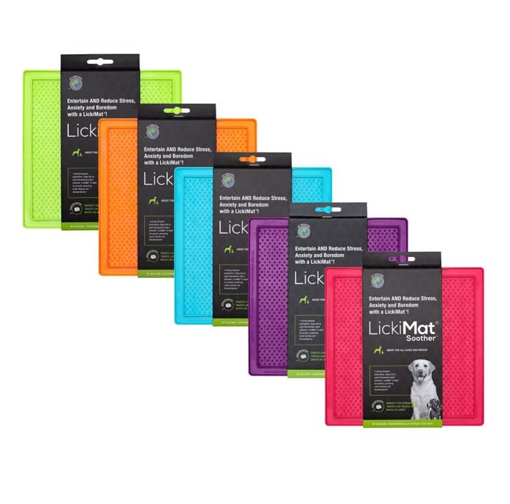 Plato Lickimat Soother Morado Puntos Alimentacion Lenta