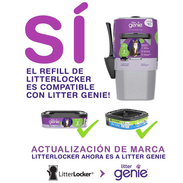 Litter Genie Pail Design Plus Basurero Para Arena Sanitaria Litter Genie Pail Design Plus Basurero Para Arena Sanitaria