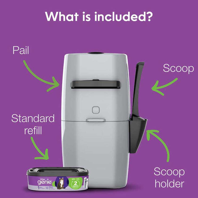 Litter Genie Pail Design Plus Basurero Para Arena Sanitaria Litter Genie Pail Design Plus Basurero Para Arena Sanitaria