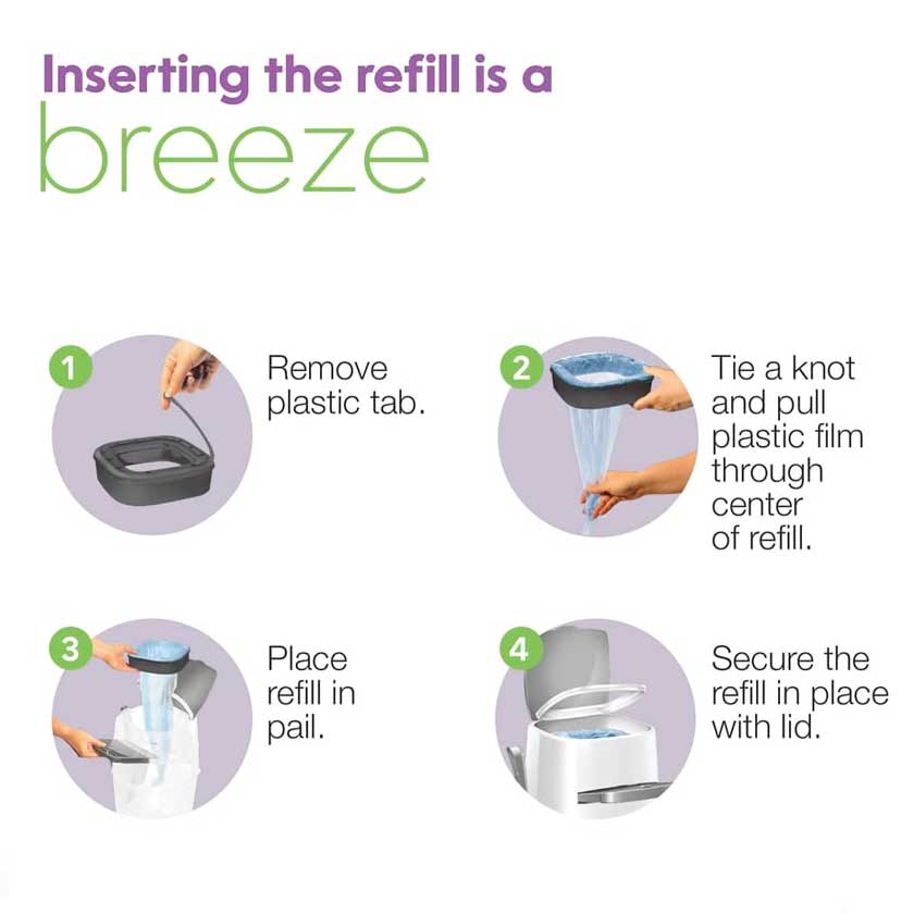 Litter Genie Repuesto Bolsa Para Basurero