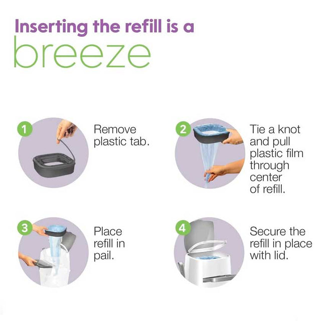 Litter Genie Repuesto Bolsa Para Basurero  Litter Genie Repuesto Bolsa Para Basurero