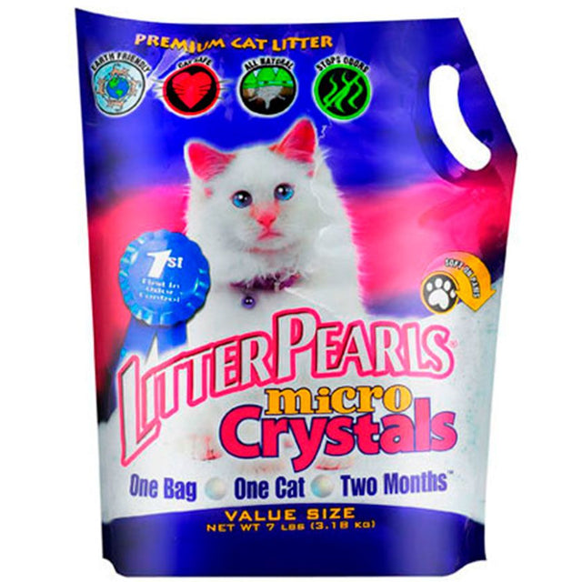 Litters Pearls Micro Crystals Arena Sanitaria Cristal Pack 6 36Kg  Litters Pearls Micro Crystals Arena Sanitaria Cristal Pack 6 36Kg