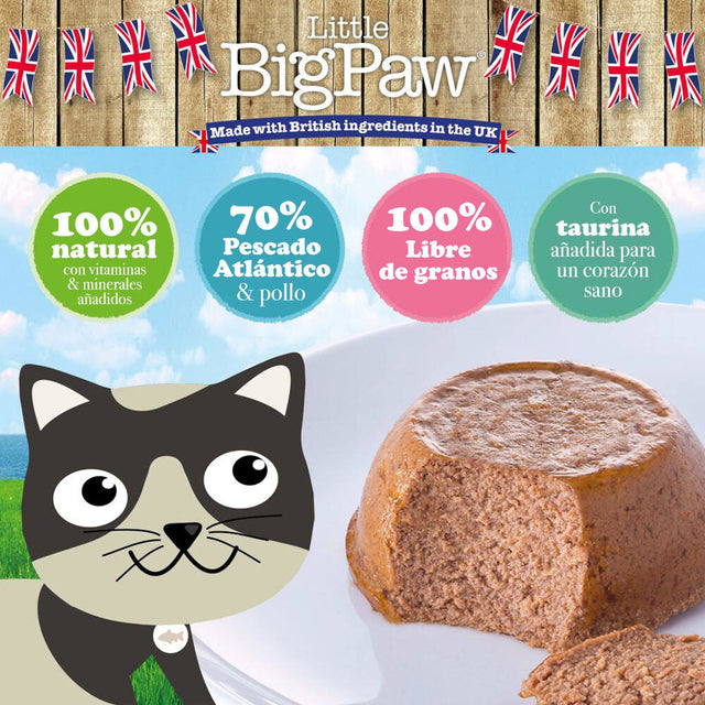Little Big Paw Snack Para Gatos Sabor Salmon Atlantico 85Gr Little Big Paw Snack Para Gatos Sabor Salmon Atlantico 85Gr