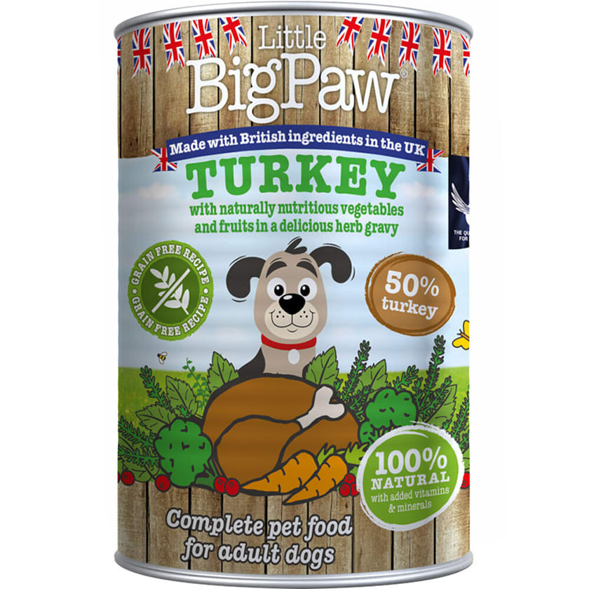 Little Big Paw Snack Para Perros Sabor Pavo 390Gr