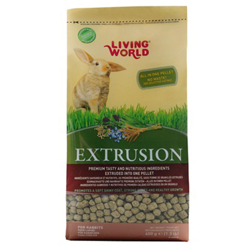 Living World Alimento Extrusion Para Conejos 600Gr