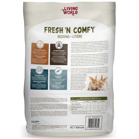 Productos para Cobayos / Cuys Living World Sustrato Fresh N Comfy Azul 20L Productos para Cobayos / Cuys Living World Sustrato Fresh N Comfy Azul 20L