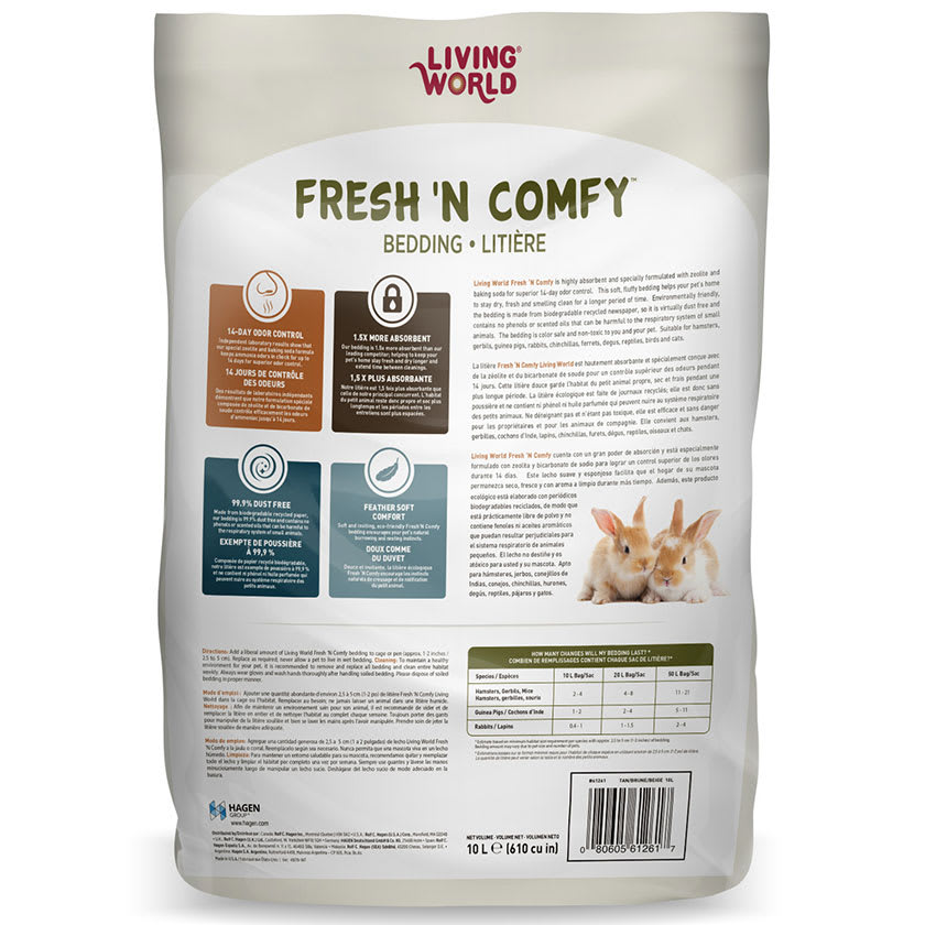 Living World Sustrato Fresh N Comfy Beige 20L