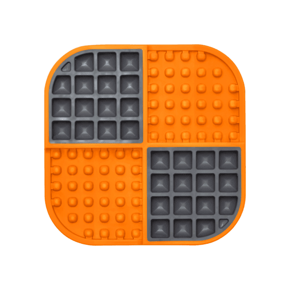 Plato Lickimat Slomo Alimentacion Lenta Naranjo  Plato Lickimat Slomo Alimentacion Lenta Naranjo