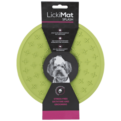 Juguetes para Perros Cachorros Plato Lickimat Splash Verde Alimentacion Lenta Juguetes para Perros Cachorros Plato Lickimat Splash Verde Alimentacion Lenta