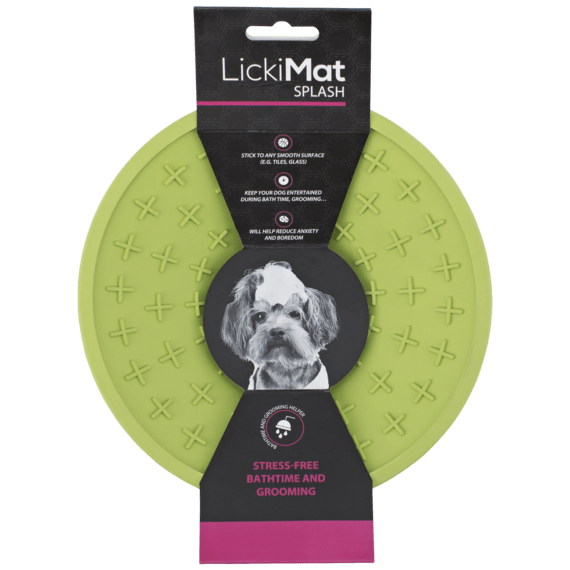 Plato Lickimat Splash Verde Alimentacion Lenta  Plato Lickimat Splash Verde Alimentacion Lenta