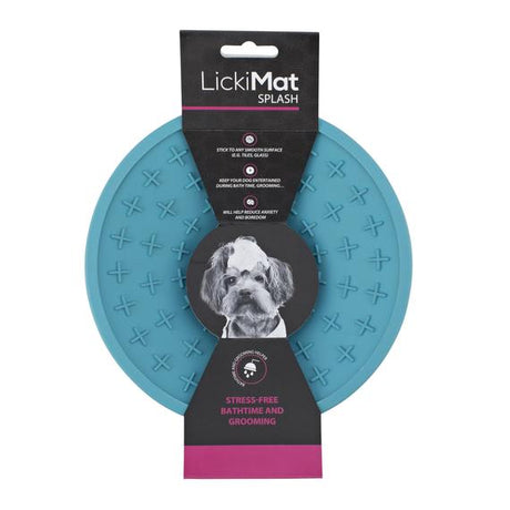 Juguetes para Perros Cachorros Plato Lickimat Splash Turquesa Alimentacion Lenta Juguetes para Perros Cachorros Plato Lickimat Splash Turquesa Alimentacion Lenta