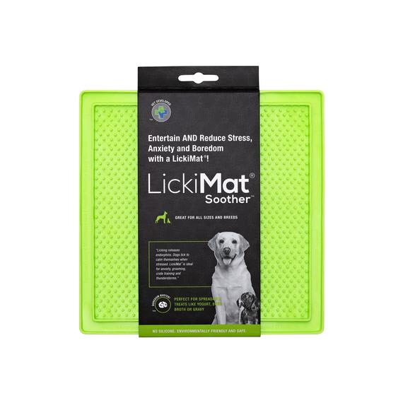 Plato Lickimat Soother Verde Puntos Alimentacion Lenta  Plato Lickimat Soother Verde Puntos Alimentacion Lenta