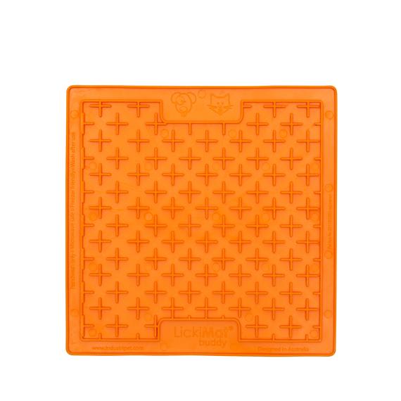 Plato Lickimat Buddy Naranjo Cruces Alimentacion Lenta