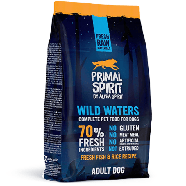 Primal Spirit Dog Wild Waters 12Kg  Primal Spirit Dog Wild Waters 12Kg