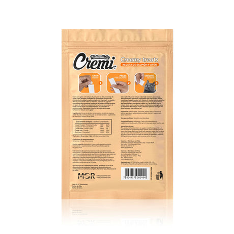 Alimento Húmedo para Gatos Snack Gato Naturalistic Cremi Salmon Atun 60 Grs Alimento Húmedo para Gatos Snack Gato Naturalistic Cremi Salmon Atun 60 Grs
