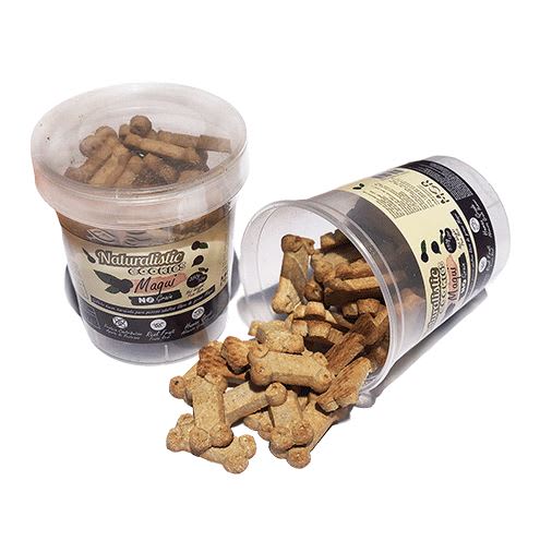 Naturalistic Dog Galleta Forma De Hueso Maqui 350Gr Naturalistic Dog Galleta Forma De Hueso Maqui 350Gr