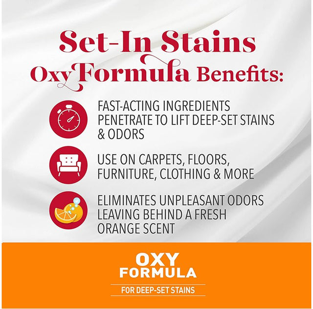 Eliminador Olores Perros Set In Stain Destroyer Oxy Formula 946Ml Eliminador Olores Perros Set In Stain Destroyer Oxy Formula 946Ml