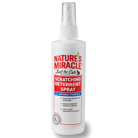 Relajantes y Antiestrés para Gatos Natures Miracle Scratching Deterrent Spray Anti Rasgunos 236Ml Relajantes y Antiestrés para Gatos Natures Miracle Scratching Deterrent Spray Anti Rasgunos 236Ml