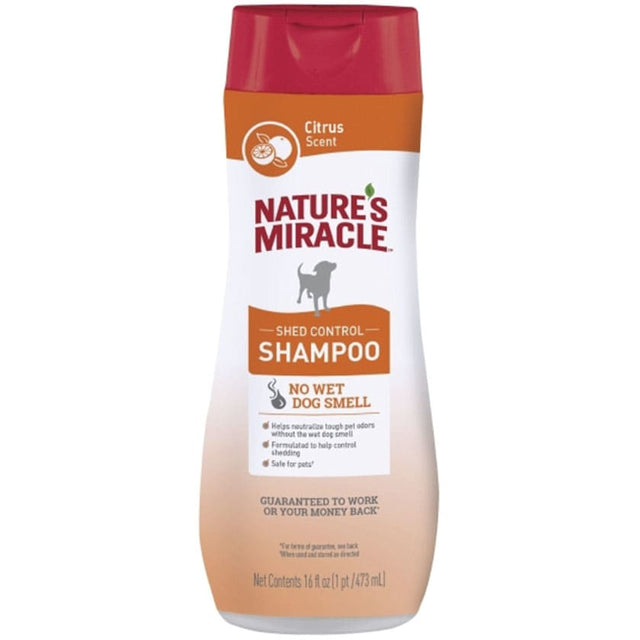 Natures Miracle Shampoo Shed Control Citrus 473Ml  Natures Miracle Shampoo Shed Control Citrus 473Ml