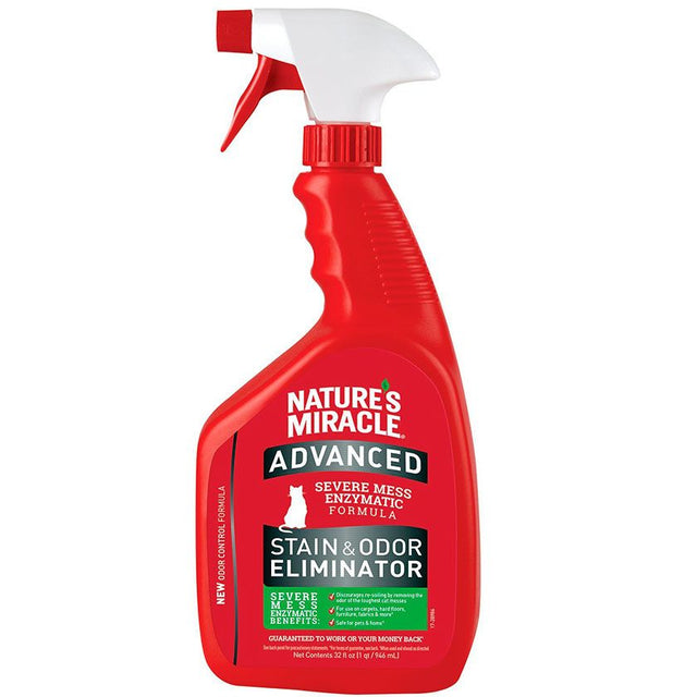 Natures Miracle Stain And Odor Eliminator Advanced Para Gatos 946Ml Natures Miracle Stain And Odor Eliminator Advanced Para Gatos 946Ml