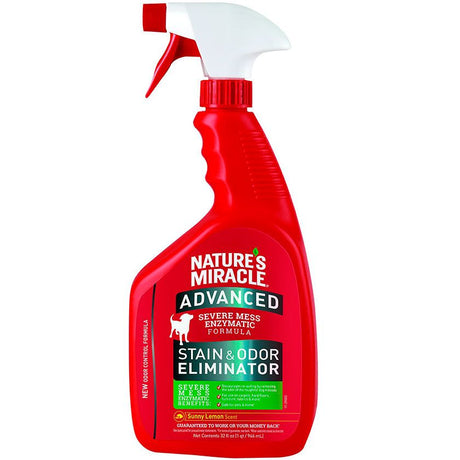 Higiene y Belleza para Perros Natures Miracle Stain And Odor Eliminator Advanced Para Perros 946Ml Higiene y Belleza para Perros Natures Miracle Stain And Odor Eliminator Advanced Para Perros 946Ml