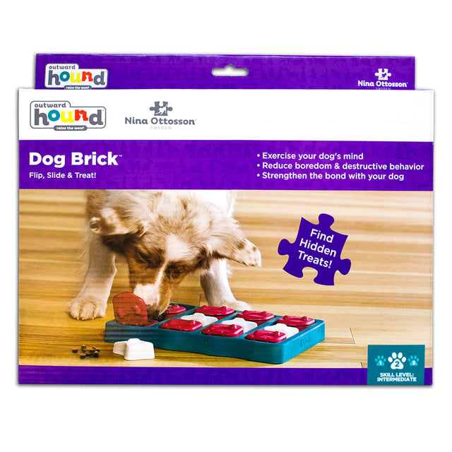 Nina Ottosson Puzzle Brick Nivel 2 Juguete Para Perros Nina Ottosson Puzzle Brick Nivel 2 Juguete Para Perros