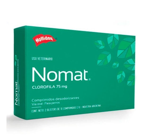 Nomat Clorofila 75 Mg 20 Comprimidos Nomat Clorofila 75 Mg 20 Comprimidos