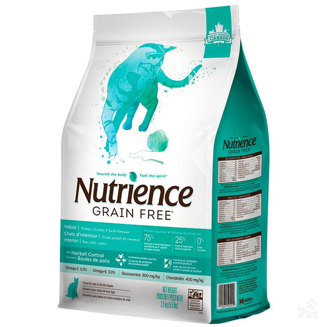 Nutrience Cat Grain Free Indoor Pavo 2 5Kg Nutrience Cat Grain Free Indoor Pavo 2 5Kg