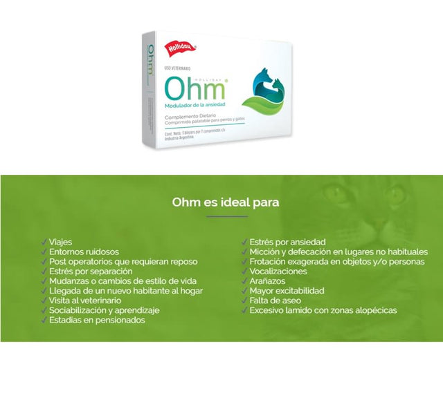 Ohm Biomodulador De Ansiedad 21 Comprimidos Ohm Biomodulador De Ansiedad 21 Comprimidos