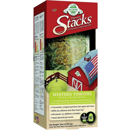 Productos para Cobayos / Cuys Oxbow Harvest Stacks Timothy Manzanilla 992Gr Productos para Cobayos / Cuys Oxbow Harvest Stacks Timothy Manzanilla 992Gr