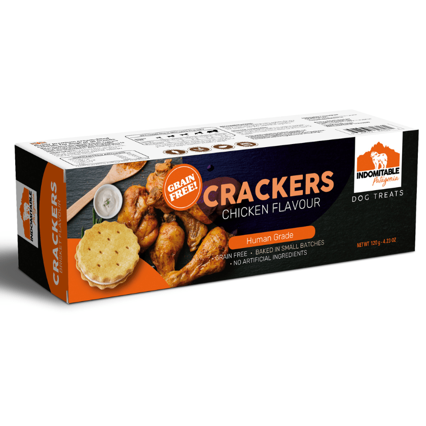 Galletas Indomitables Perro Crackers Pollo 120 Gr