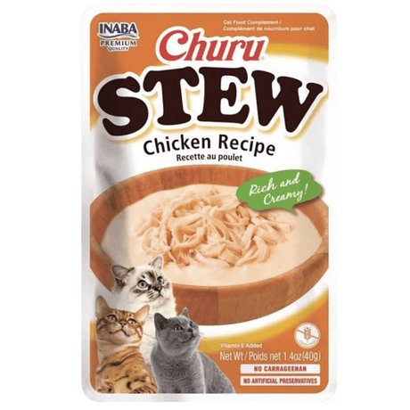 Alimento Húmedo para Gatos Inaba Churu Cat Stew Chicken 40Gr Alimento Húmedo para Gatos Inaba Churu Cat Stew Chicken 40Gr