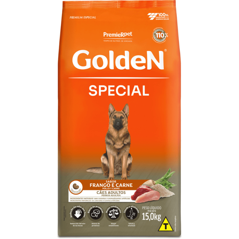 Golden Formula Especial Perro Adulto Pollo Y Carne 15 Kg