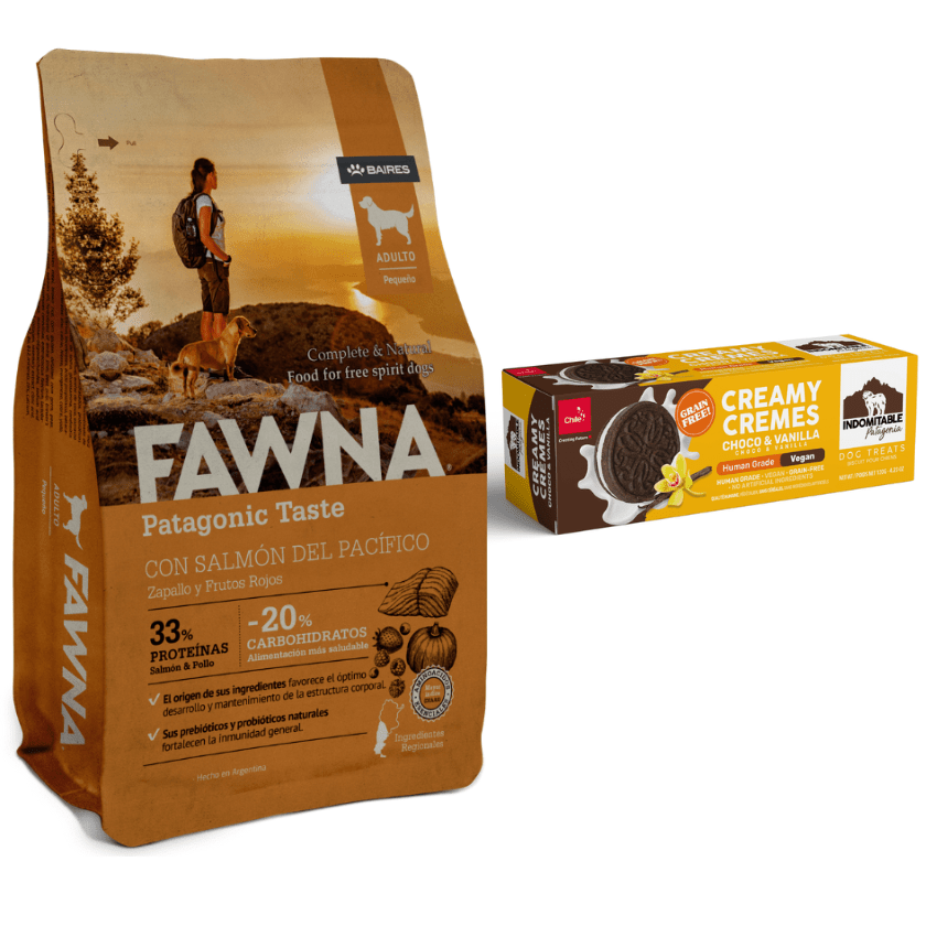 Pack Especial Fawna Adulto Pequeno 3Kg Galletas Vainilla Indomitable De Regalo