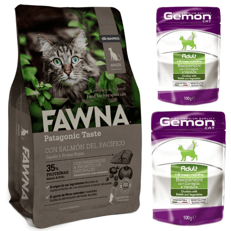 Fawna Pack Premium Plus Gato Adulto Fawna 3Kg 2 Pouch De Regalo Fawna Pack Premium Plus Gato Adulto Fawna 3Kg 2 Pouch De Regalo